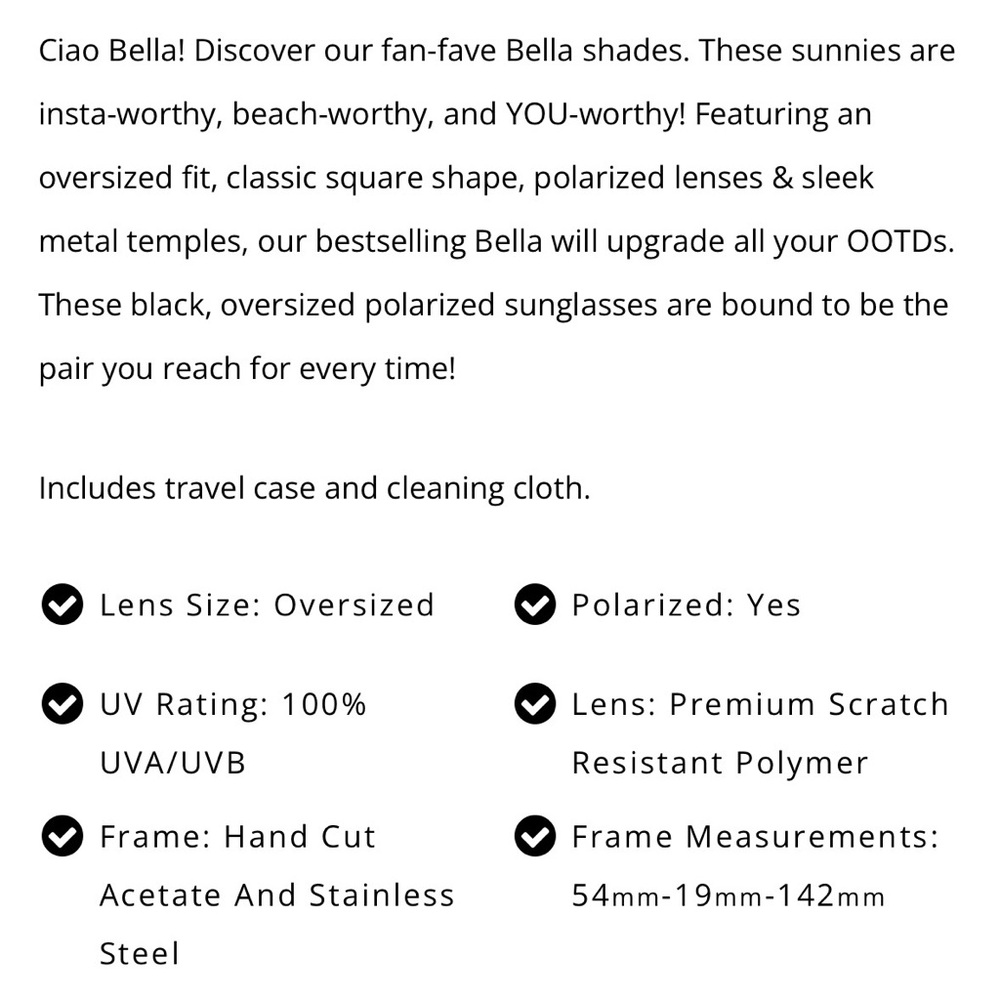 DIFF Bella polarized sunglasses 😎 - Picture 7 of 7